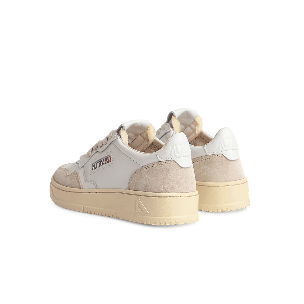 Autry - Baskets Medalist Low Man - Blanche & Beige - Image 5