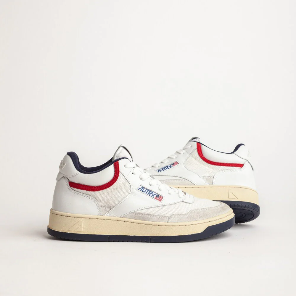 Autry - Baskets Open Mid Man - Rouge - Image 4