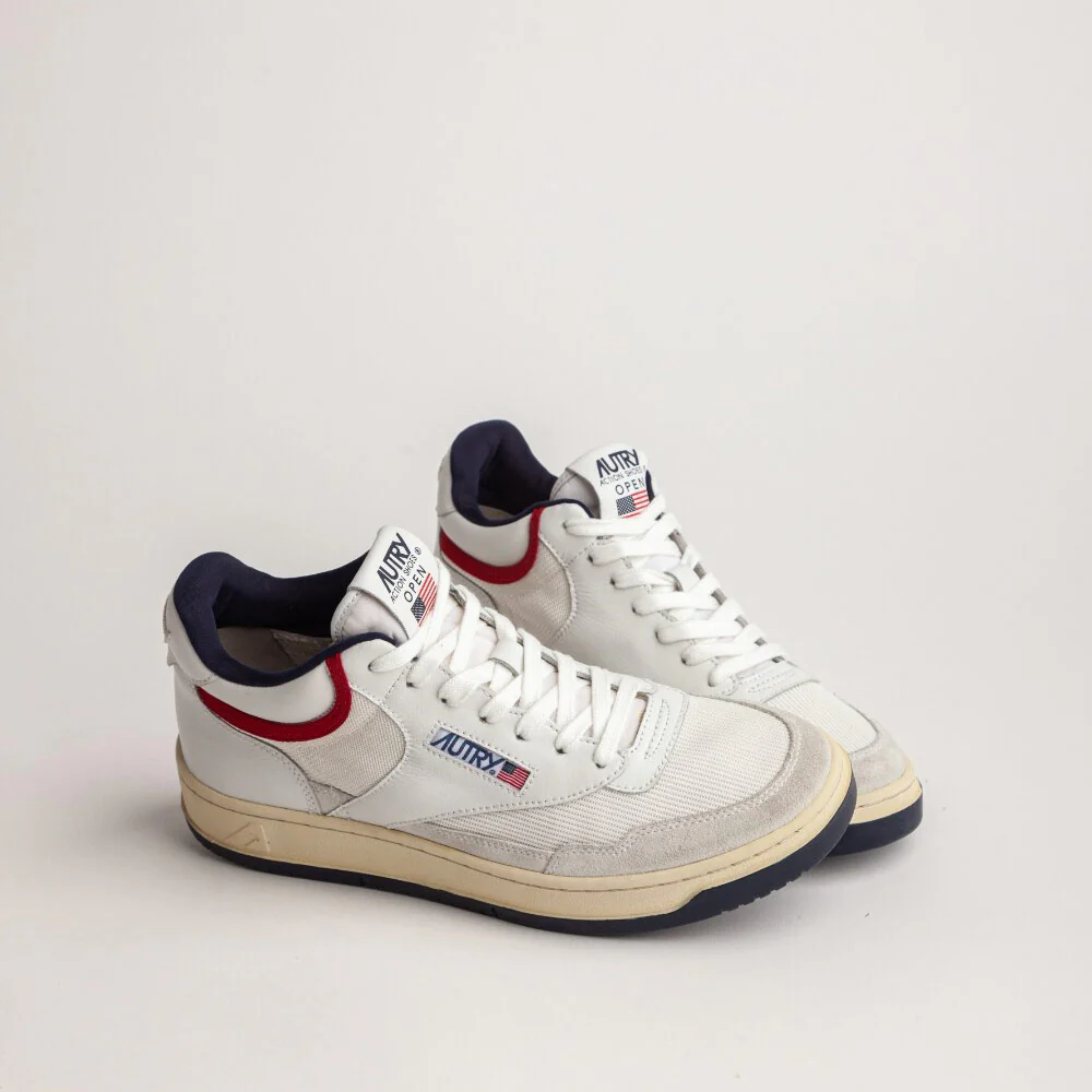 Autry - Baskets Open Mid Man - Rouge - Image 6