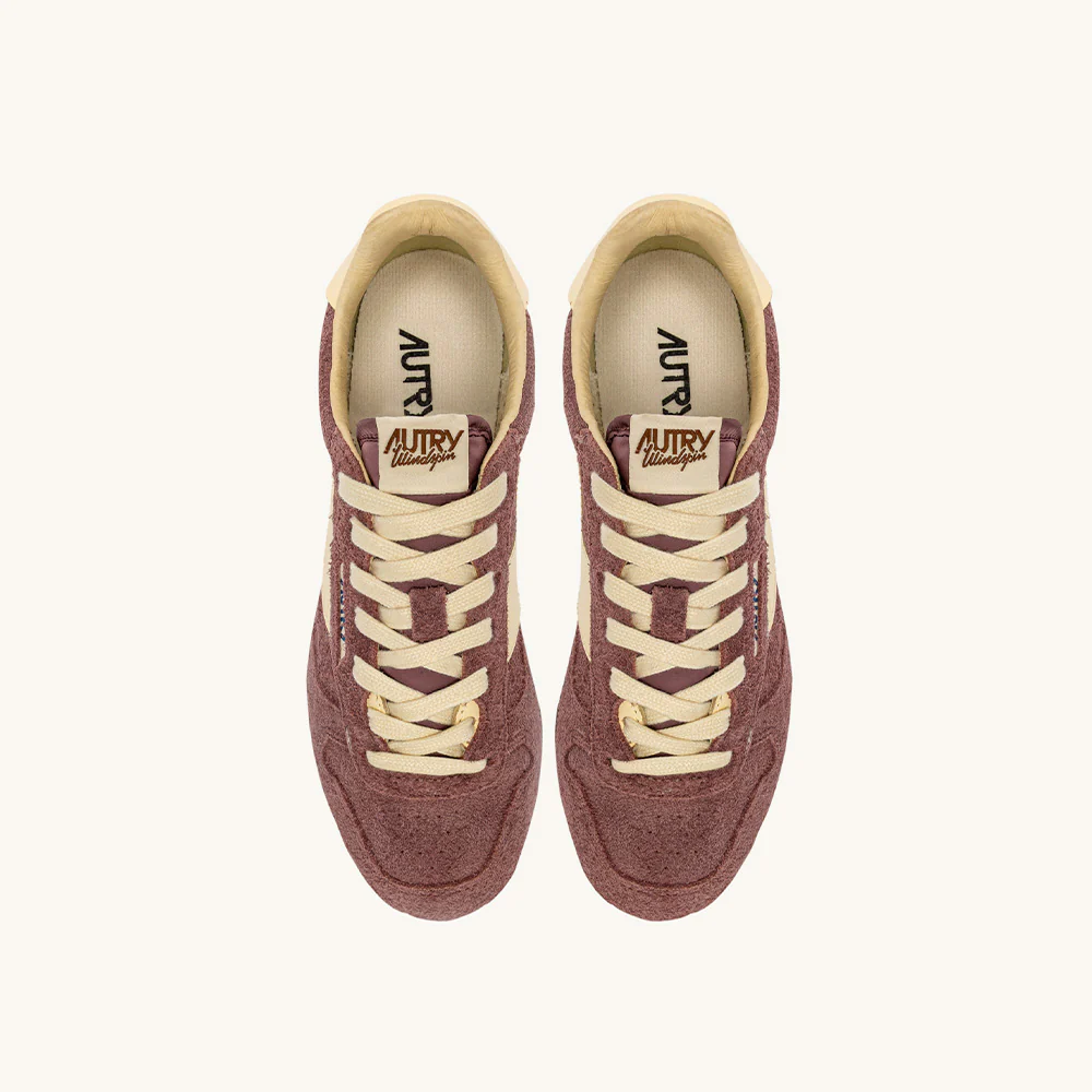 Autry - Baskets Windspin Low Woman - Suede Leat Chia & Rut - Image 3