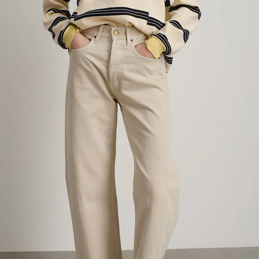 B Sides - Jeans Slim Lasso - Chalk Overdye - Image 4