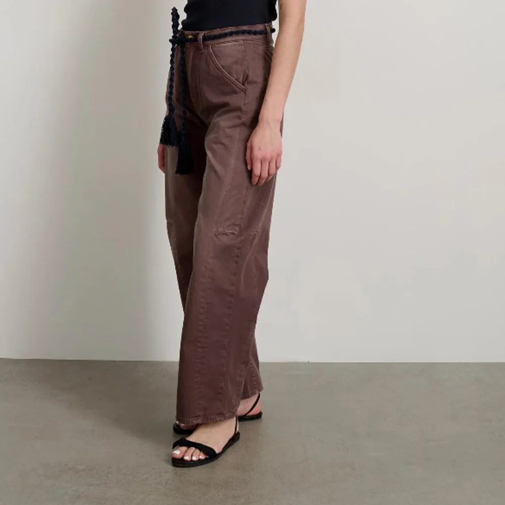 B Sides - Pantalon chino Lange Lasso - Marron Vintage Tess - Image 7