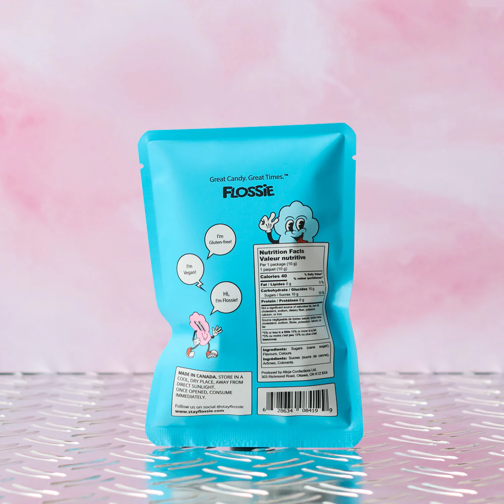 Barbe à papa - Framboise bleue - Image 2