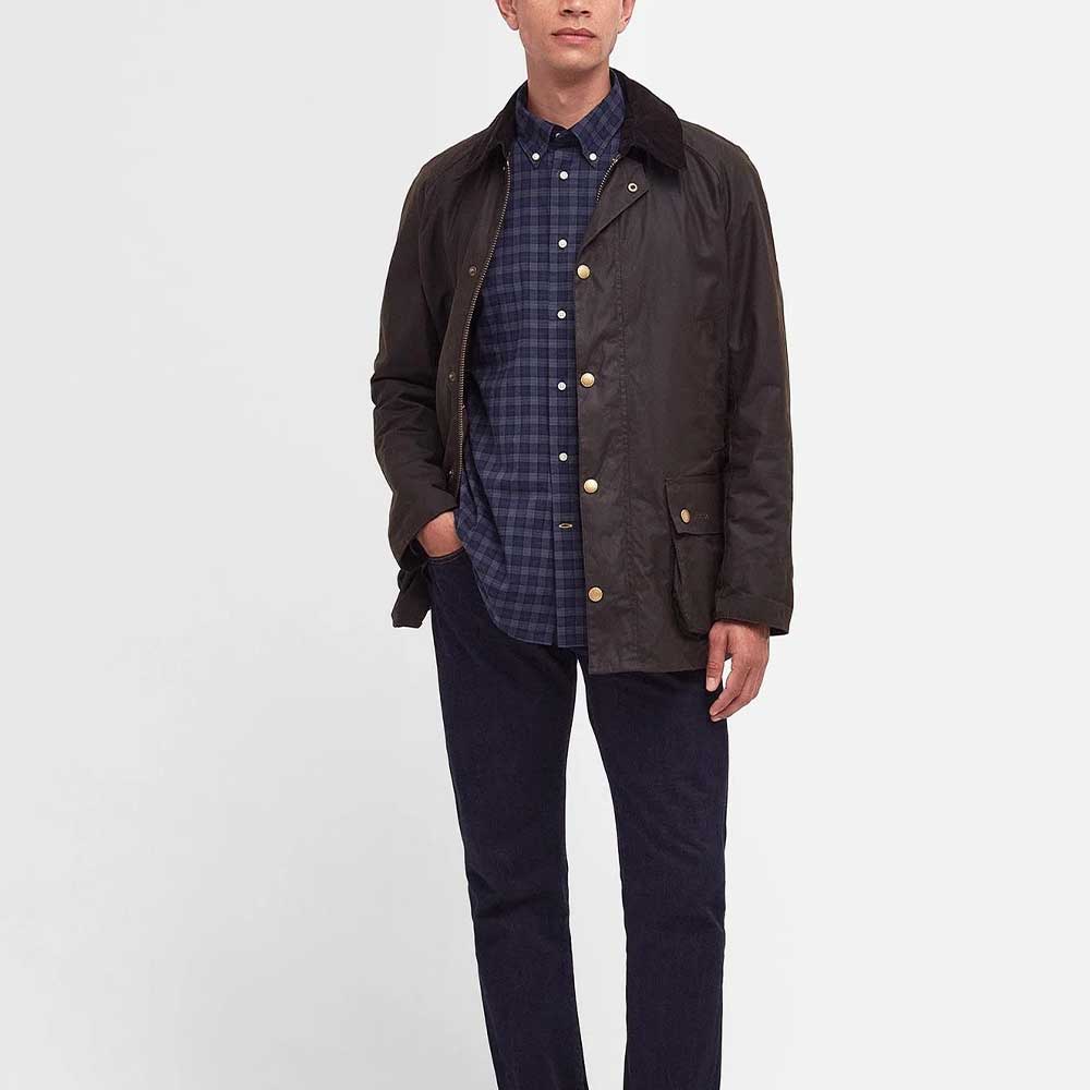 Barbour - Veste Ashby Wax Jacket - Olive - Image 4