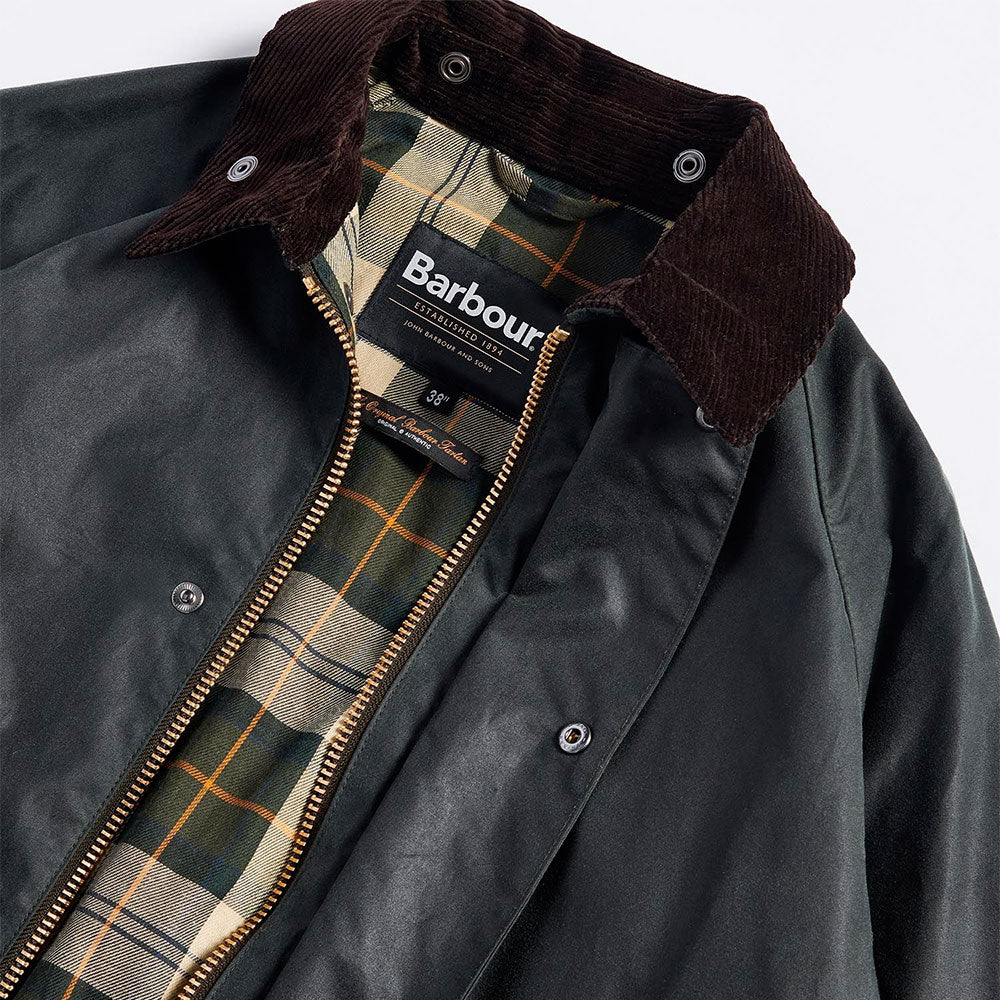 Barbour - Veste Exmoor Wax - Sage - Image 8