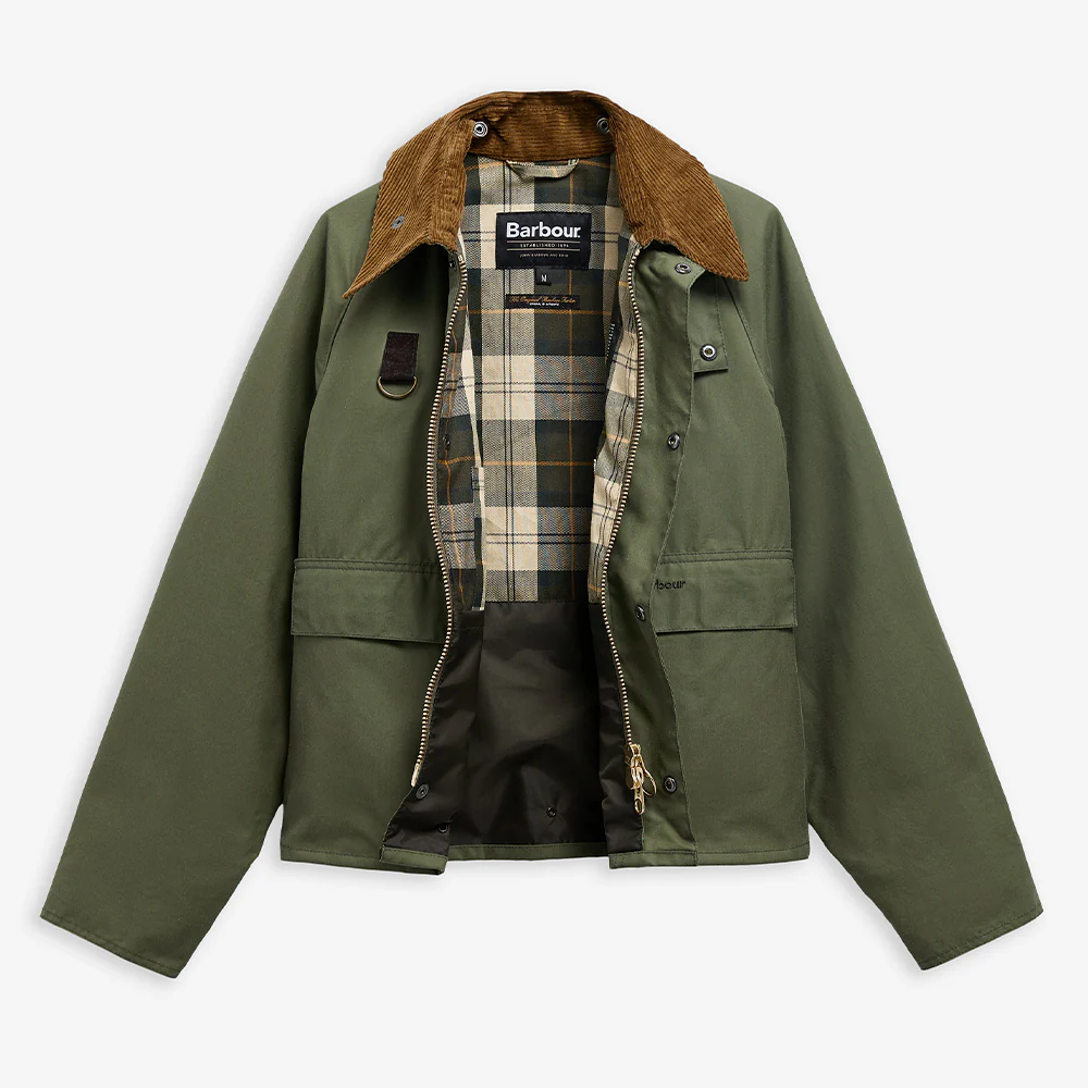 Barbour - Veste Spey Wax - Light Moss - Image 6