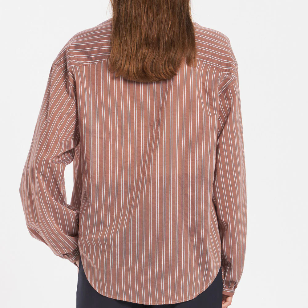 Barena -  Chemise Prisca Binario - Marron Cannelle - Image 4