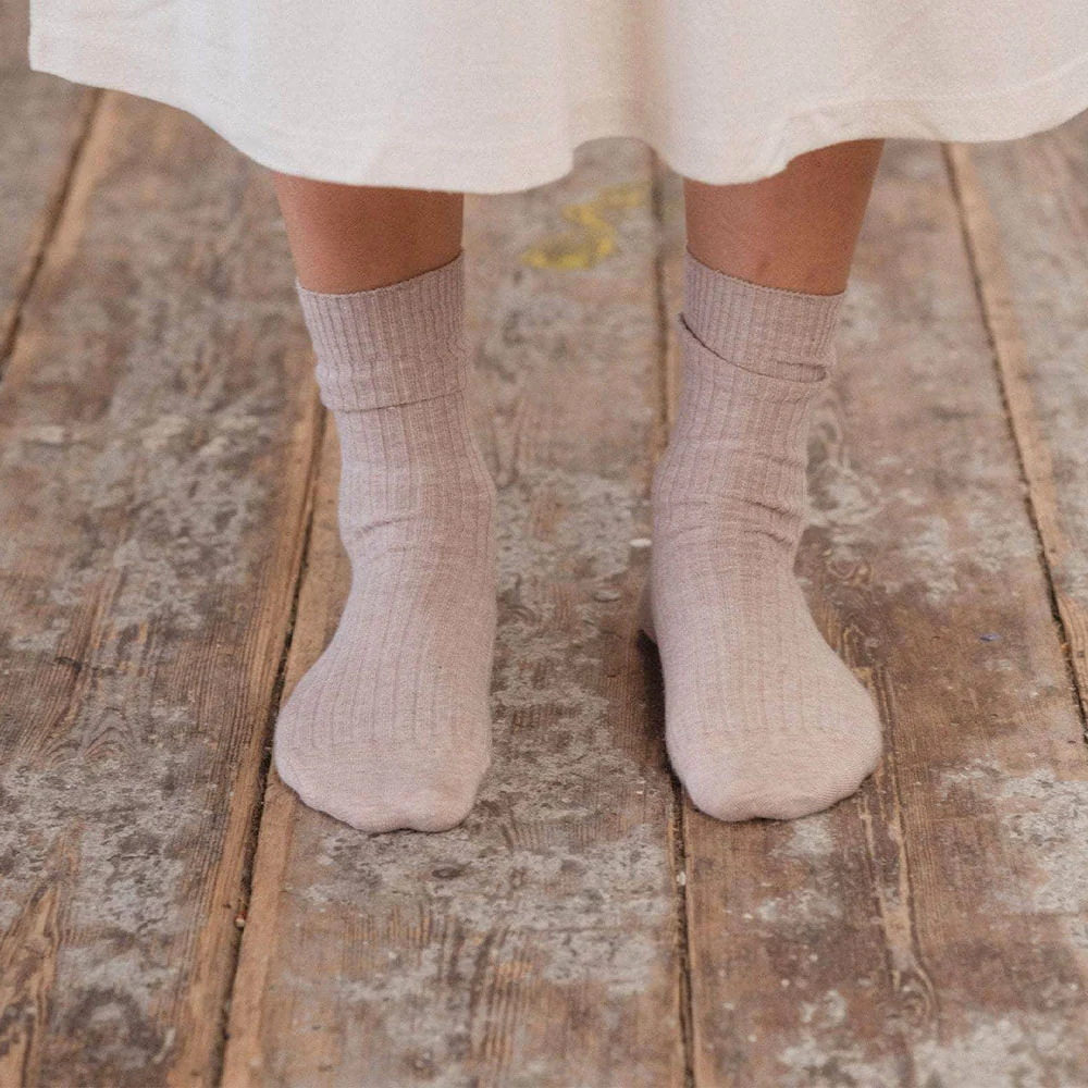 Baserange - Chaussettes Mi-Hautes Côtelées - Haptic - Image 2