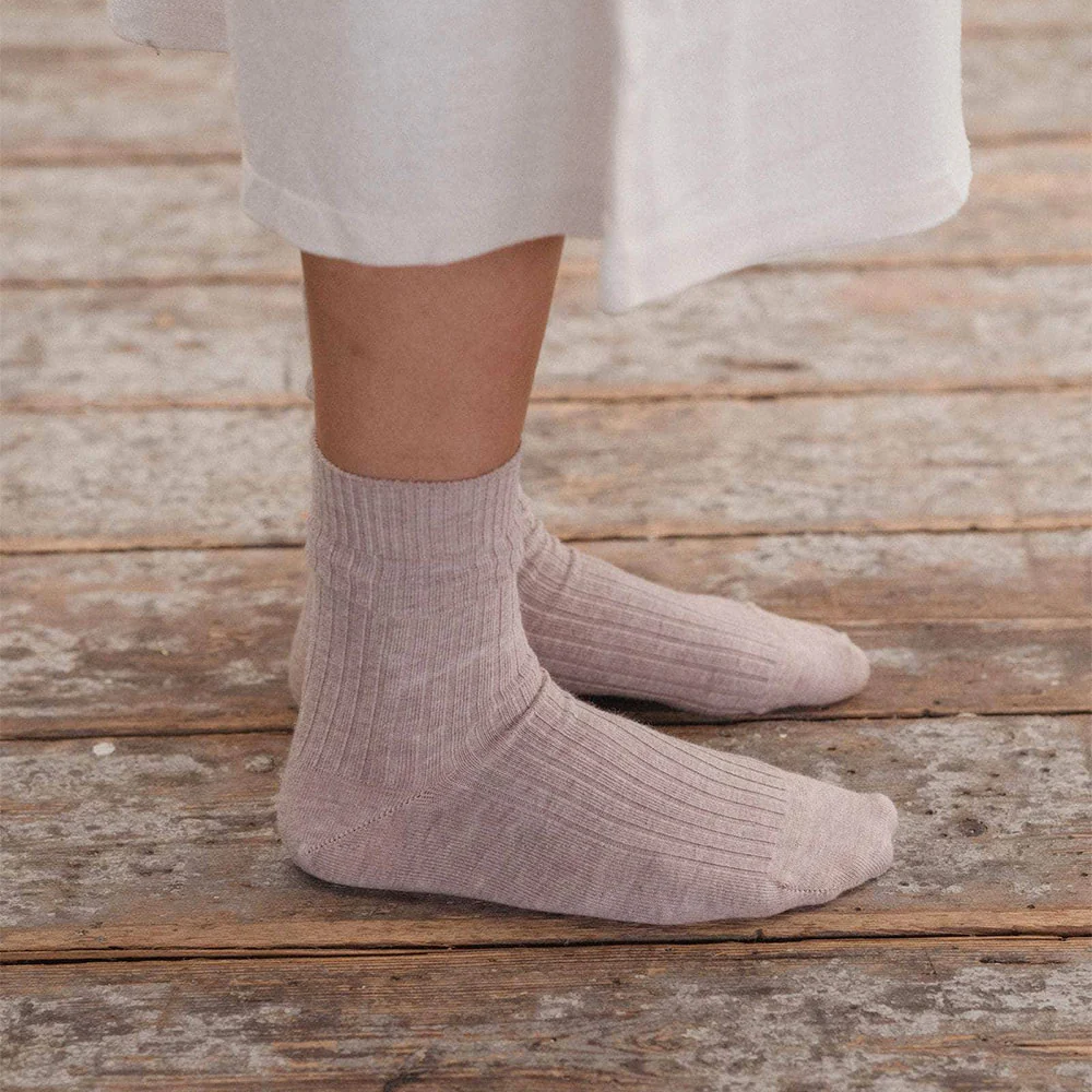 Baserange - Chaussettes Mi-Hautes Côtelées - Haptic - Image 3