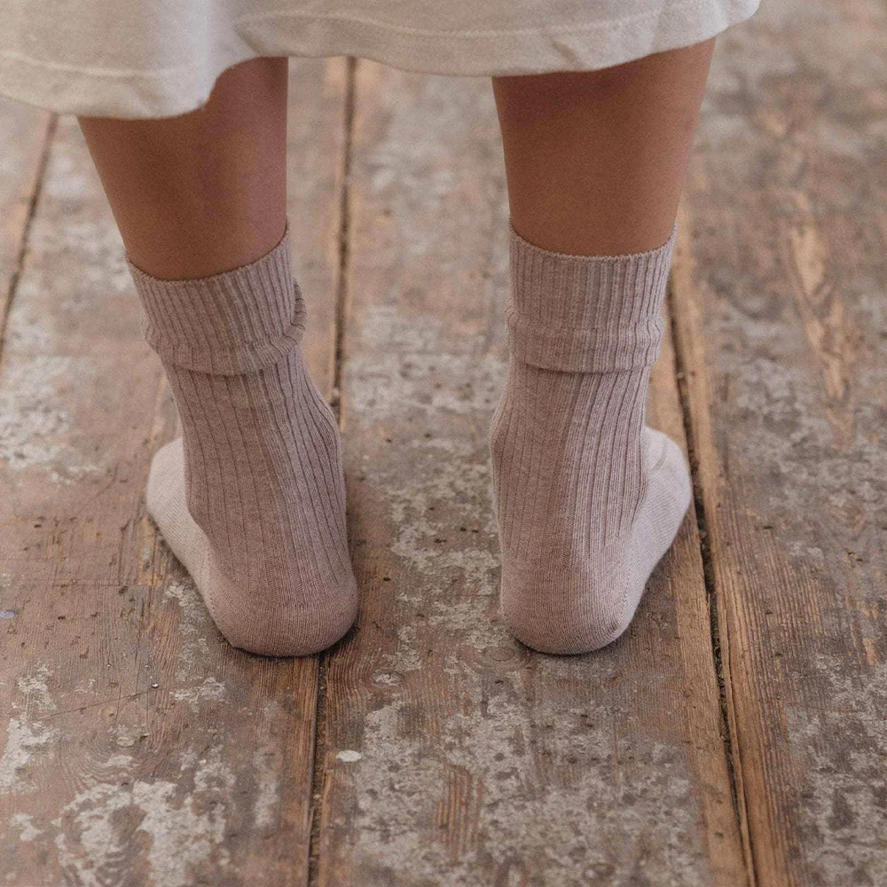 Baserange - Chaussettes Mi-Hautes Côtelées - Haptic - Image 4