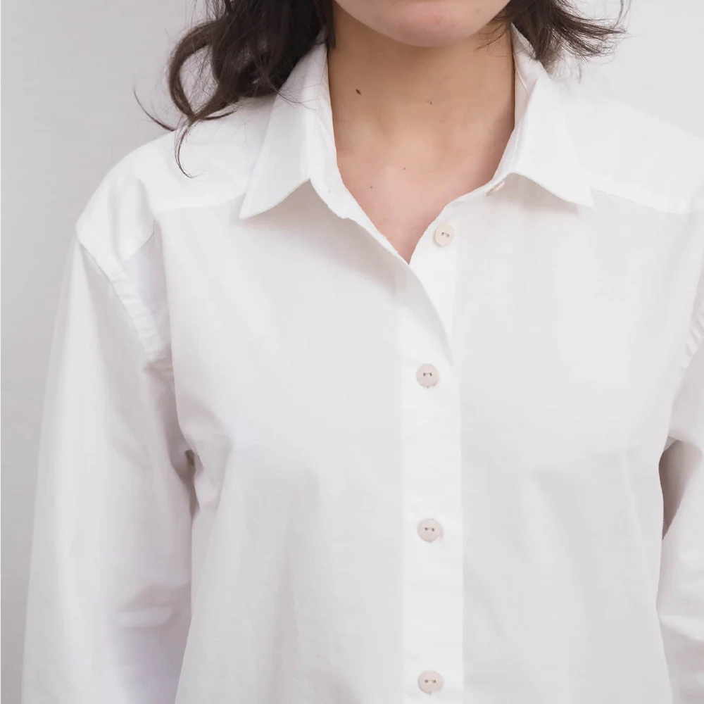 Baserange - Chemise Bent - Blanc - Image 4
