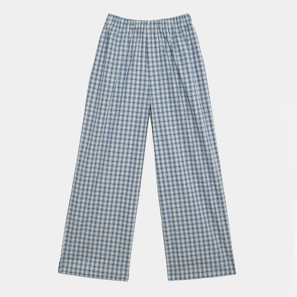 Baserange - Pantalon Claude - Blue Check