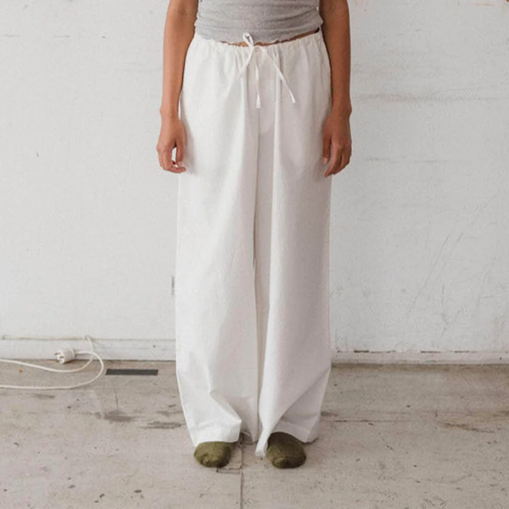Baserange - Pantalon Kolla - Blanc - Image 2