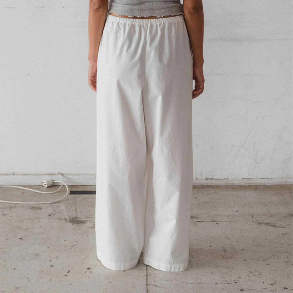 Baserange - Pantalon Kolla - Blanc - Image 4