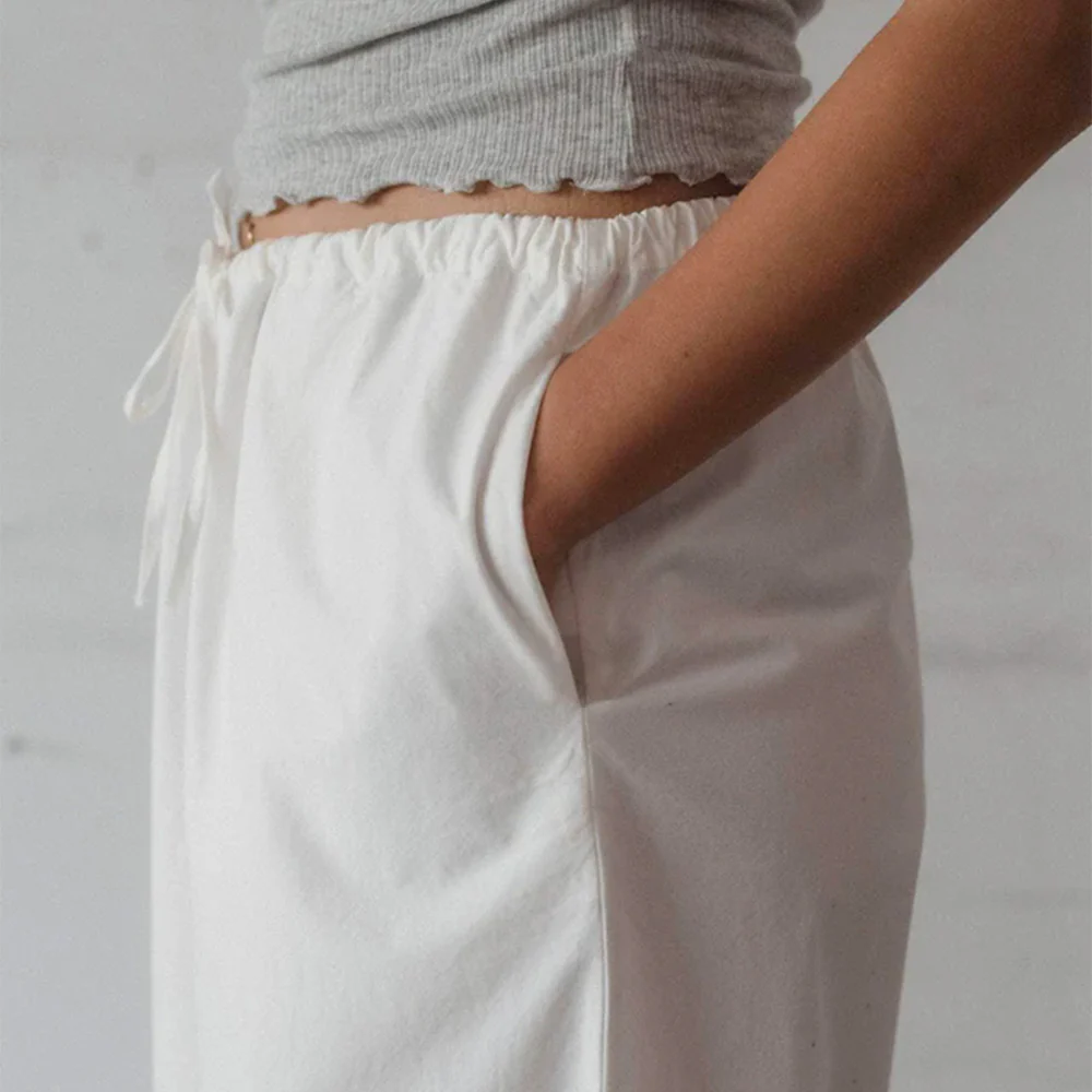 Baserange - Pantalon Kolla - Blanc - Image 5