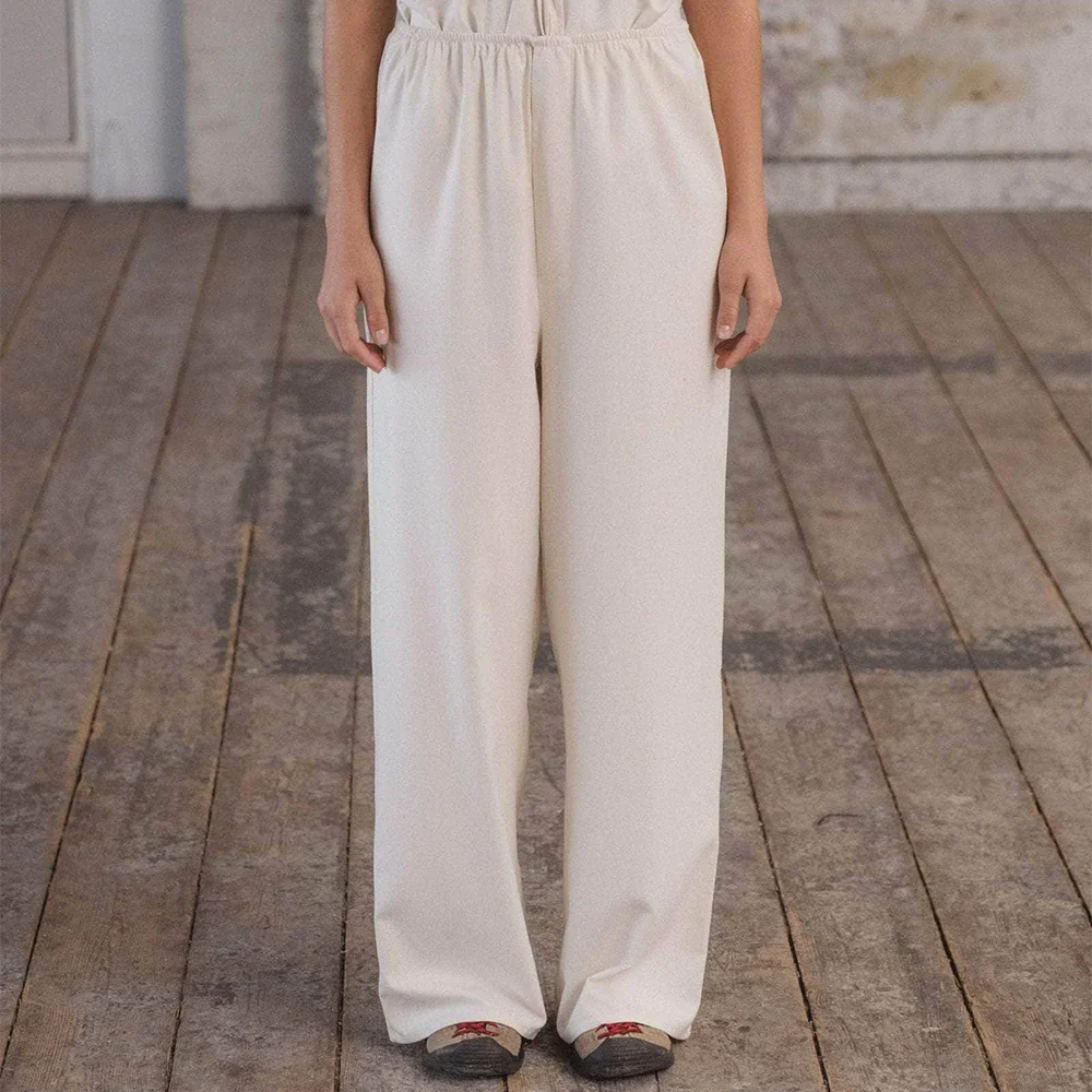 Baserange - Pantalon Stoa - Blanc - Image 2