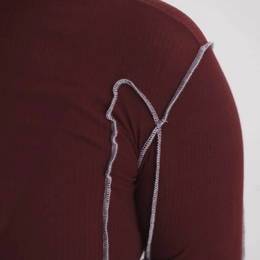 Baserange - T Shirt Omato - Rouge Nara - Image 2