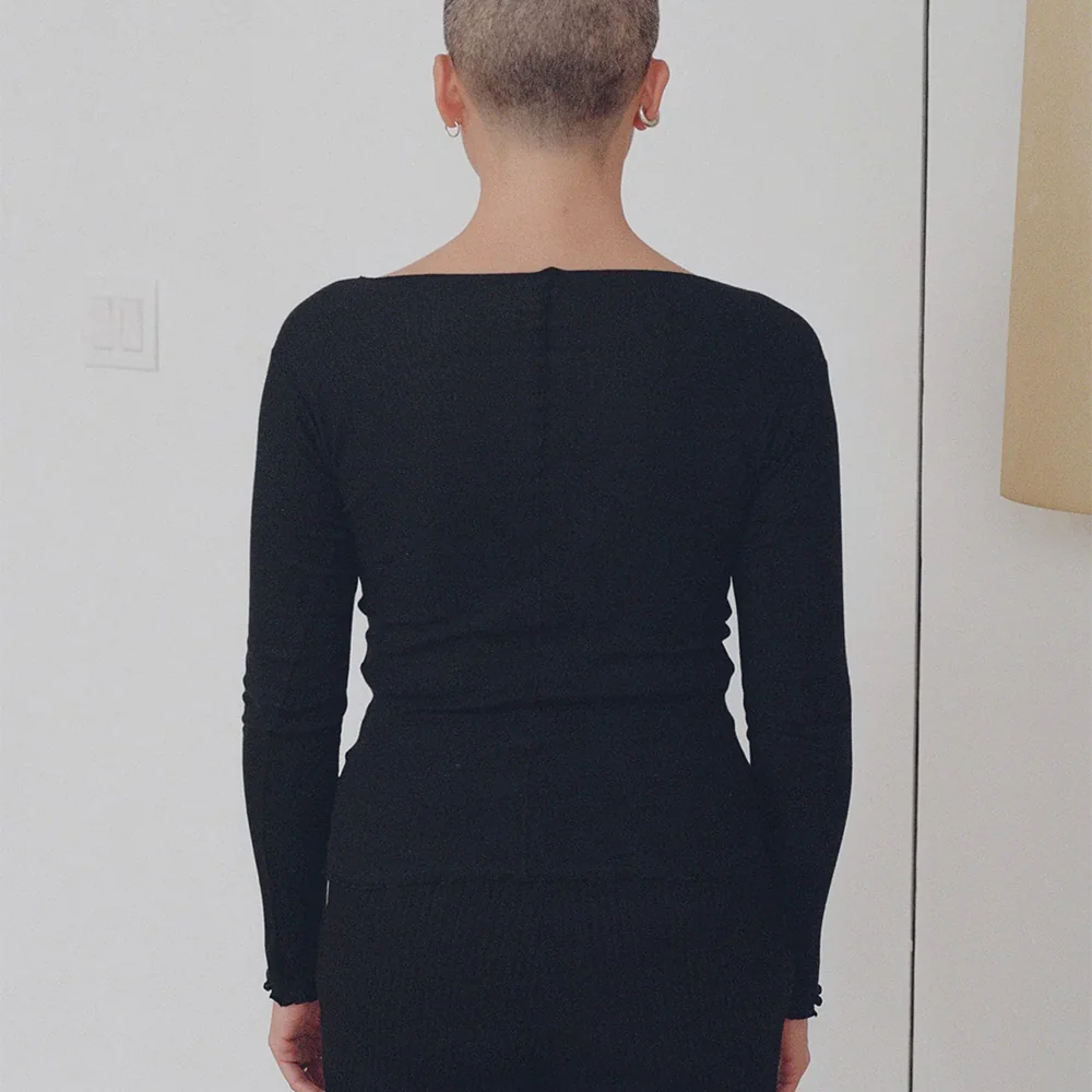 Baserange - T-Shirt Pama - Noir - Image 2