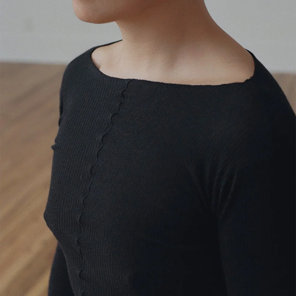 Baserange - T-Shirt Pama - Noir - Image 4