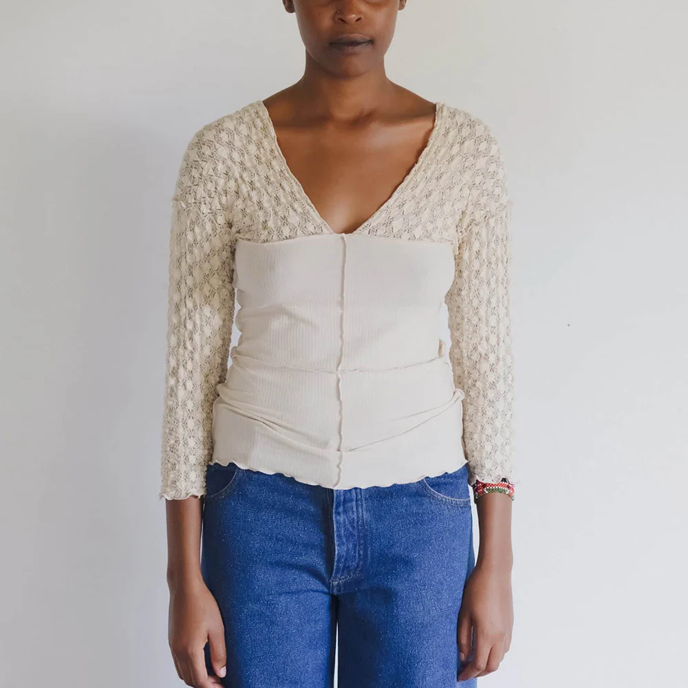 Baserange - Top Nehru - Dylan Beige - Image 2