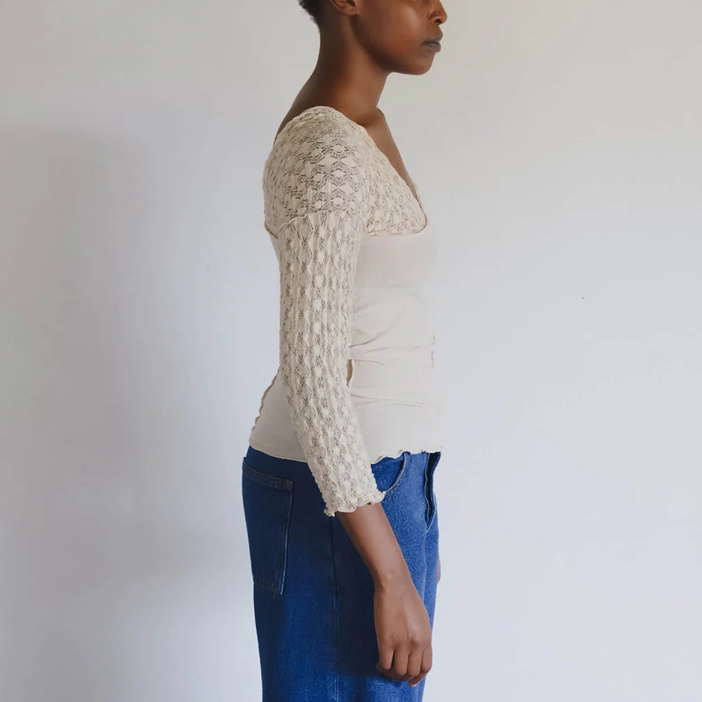 Baserange - Top Nehru - Dylan Beige - Image 3