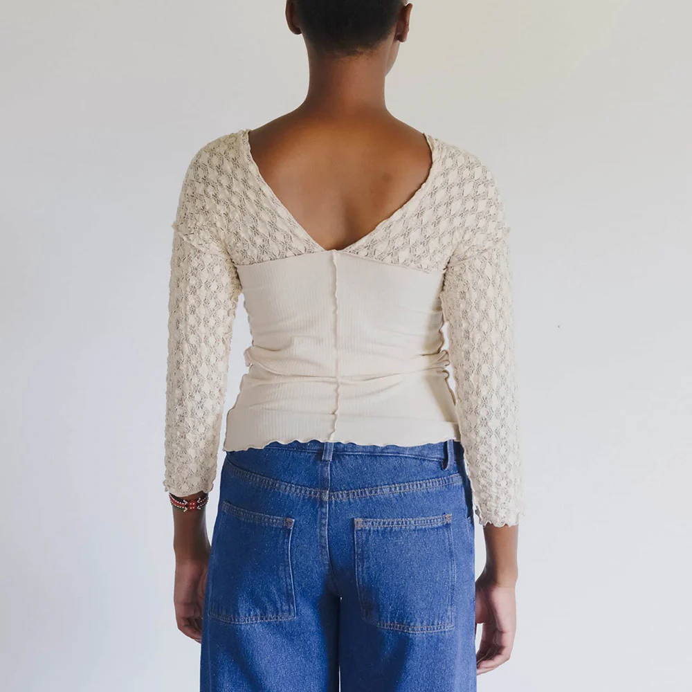 Baserange - Top Nehru - Dylan Beige - Image 4