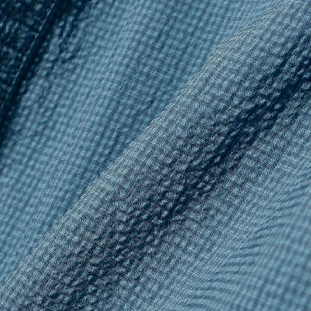 Beams Plus - Chemise Adventure Gingham - Bleu - Image 6