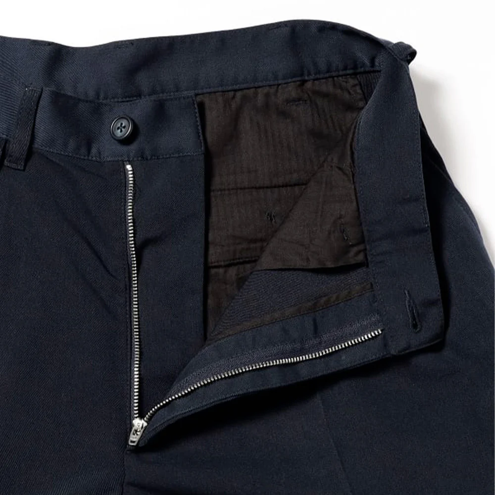 Beams Plus - Pantalon 2 Pleats PE Twill - Marine - Image 4