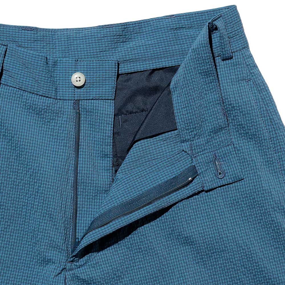 Beams Plus - Short Gaufré Gingham - Bleu - Image 3