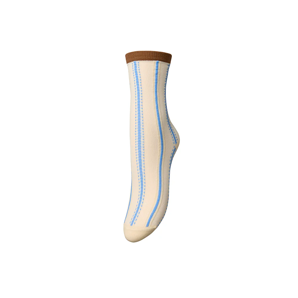 Becksöndergaard - Chaussettes Linoa - Blanc Birch