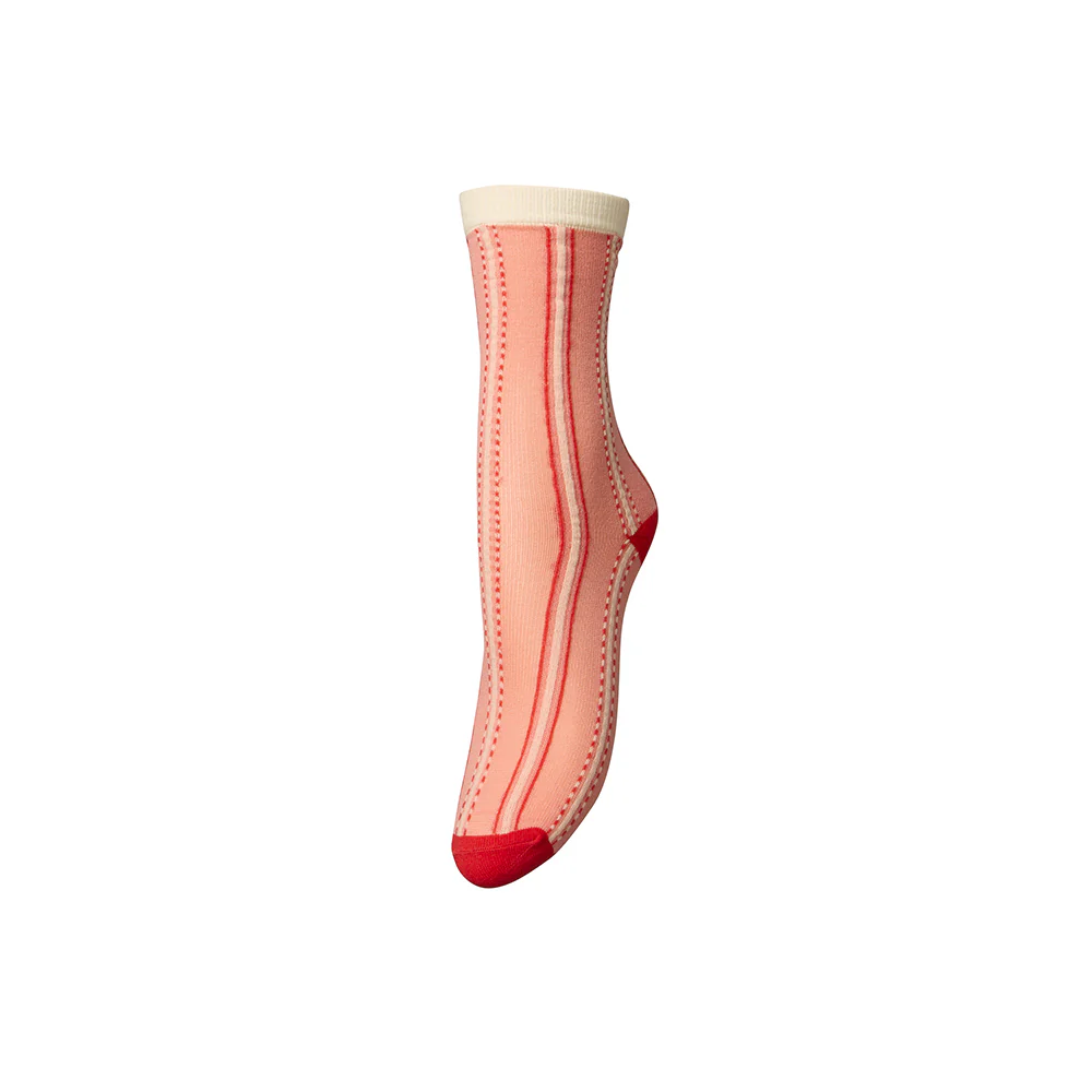 Becksöndergaard - Chaussettes Linoa - Rose Shell