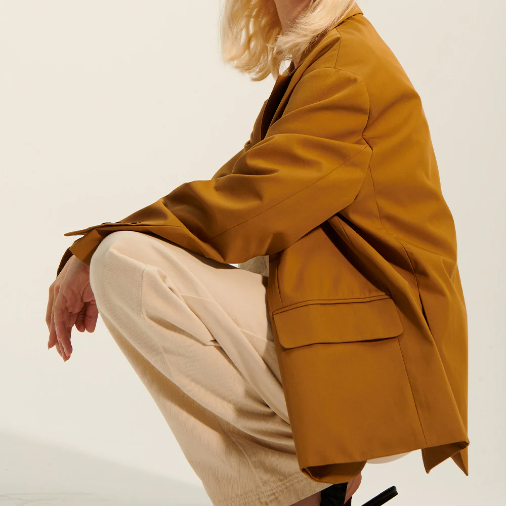 Belle Pièce - Veste London - Marron Tabacco - Image 4
