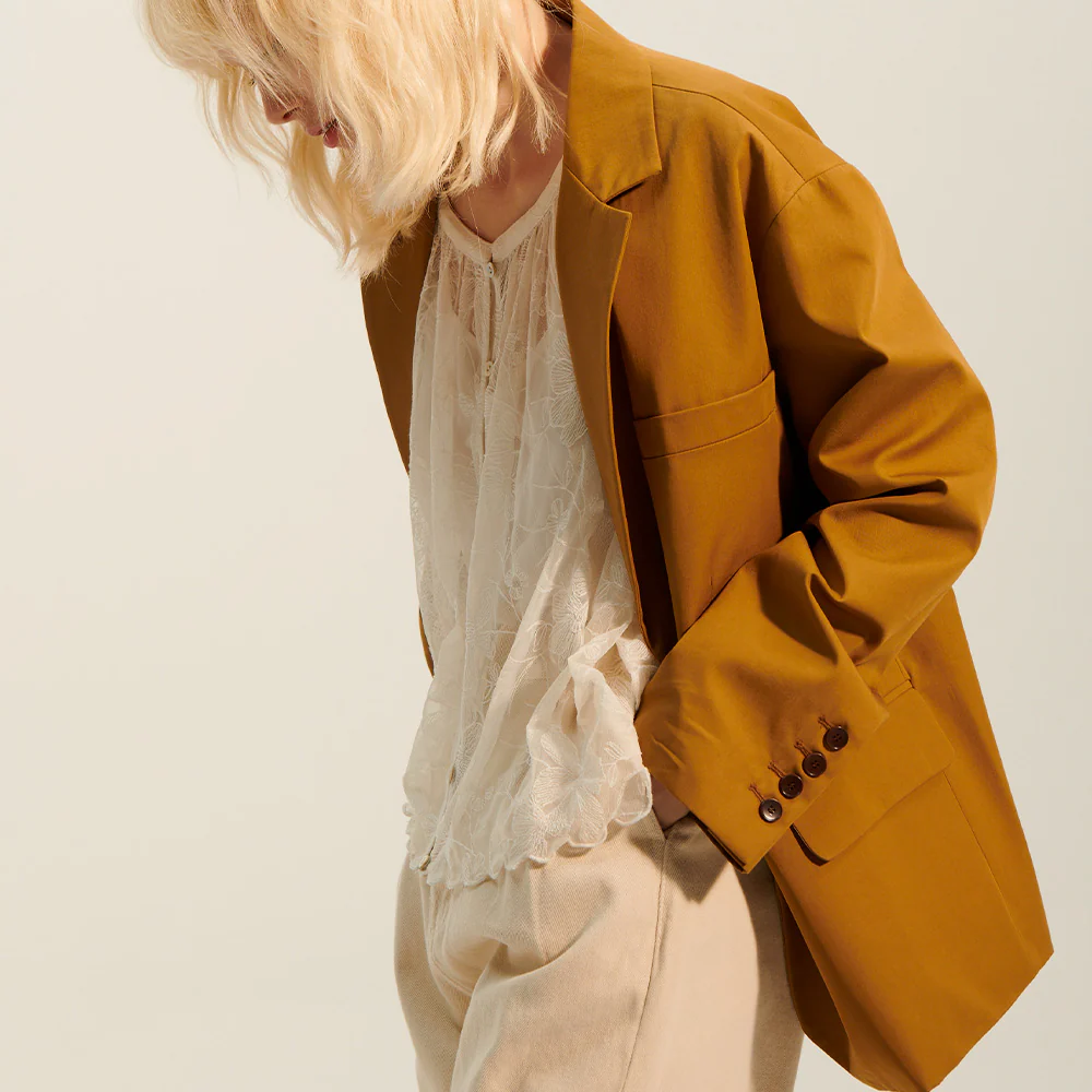 Belle Pièce - Veste London - Marron Tabacco - Image 5