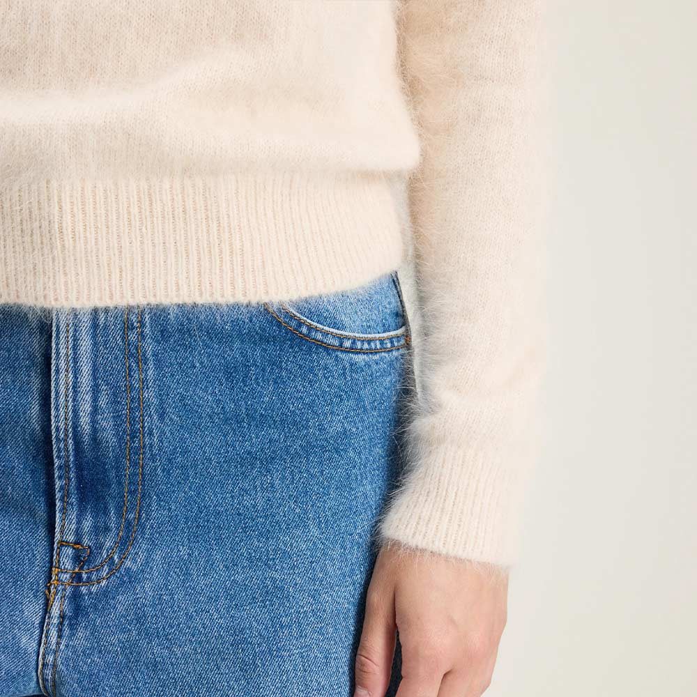 Bellerose - Pull en angora Datti - Parchemin - Image 3