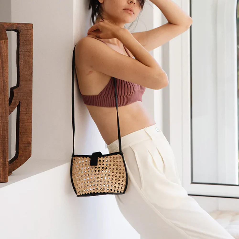 Bembien - Sac Paola - Raphia Noir - Image 2