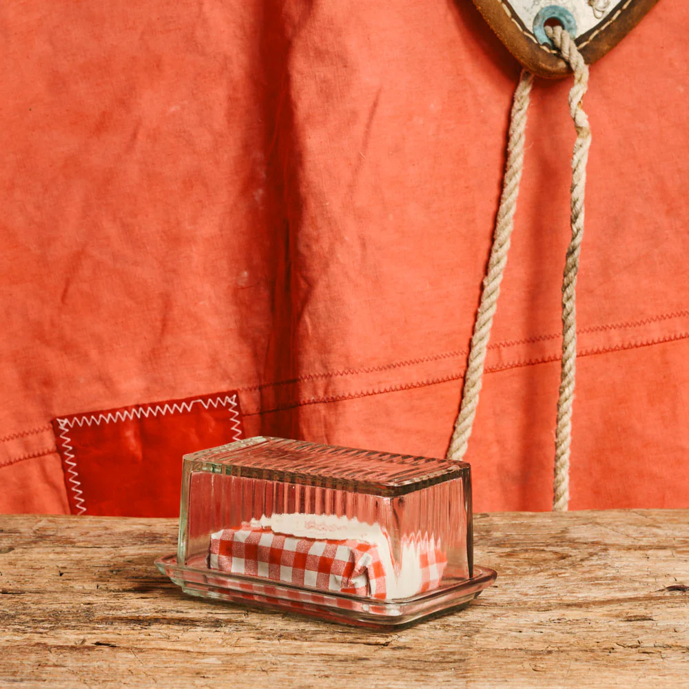 Beurrier en verre moulé - Image 7
