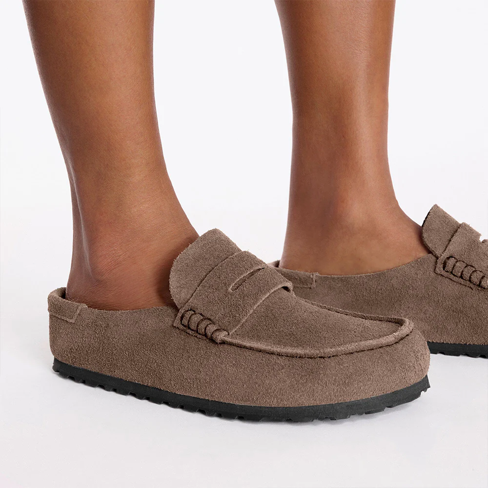 Birkenstock - Mocassins Naples Wrapped Leve - Marron - Image 3