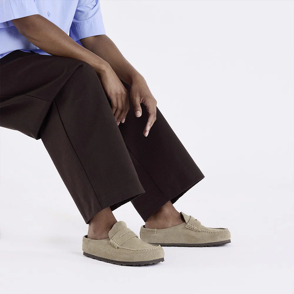 Birkenstock - Mocassins Naples Wrapped Leve - Taupe - Image 3