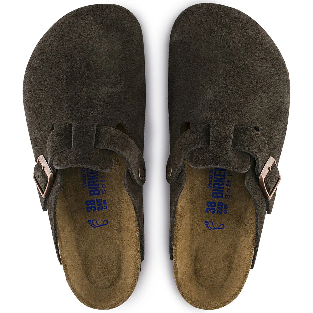 Birkenstock - Sabots Boston - Lit de pied souple - Mocha - Image 3