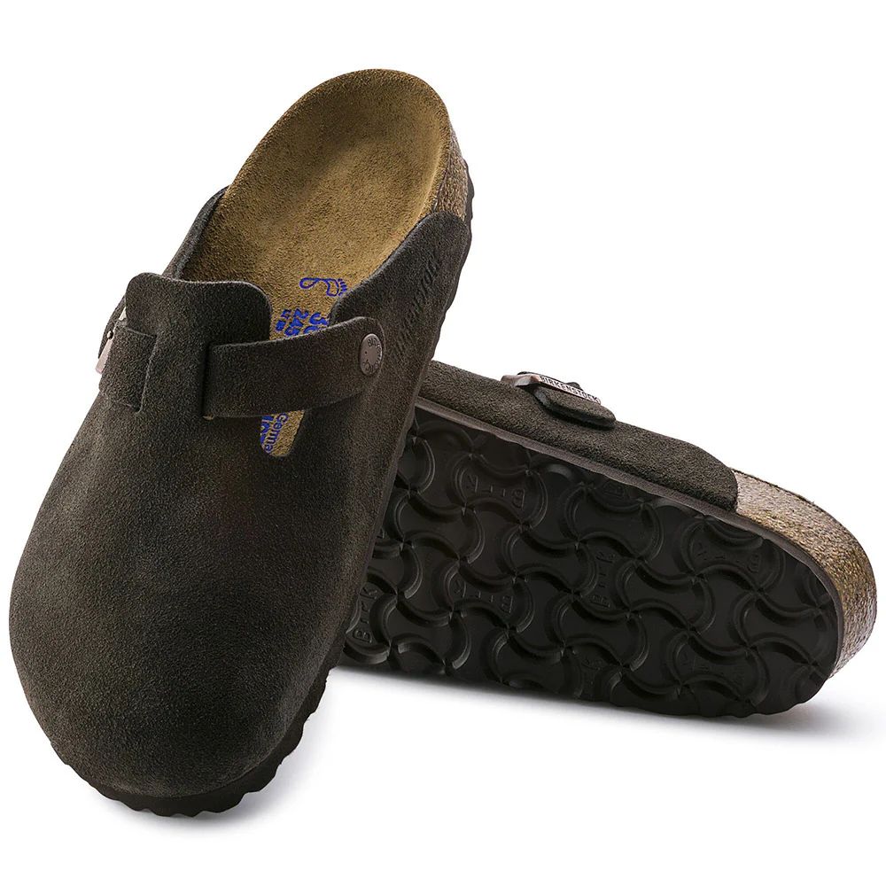 Birkenstock - Sabots Boston - Lit de pied souple - Mocha - Image 4