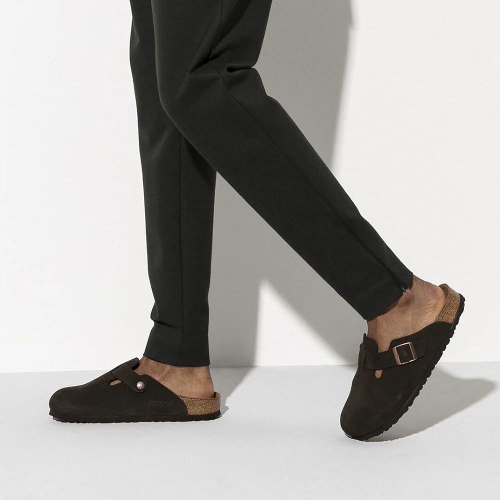 Birkenstock - Sabots Boston - Lit de pied souple - Mocha - Image 6