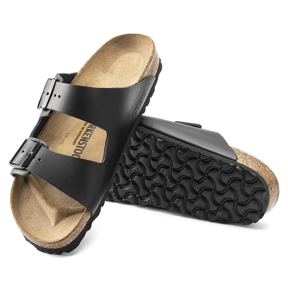 Birkenstock - Sandales Arizona cuir naturel - Noir - Image 4