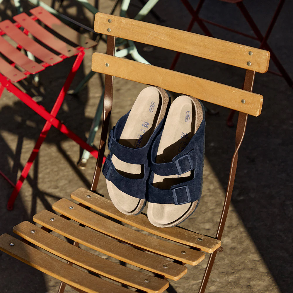 Birkenstock - Sandales Arizona - Marine - Image 3