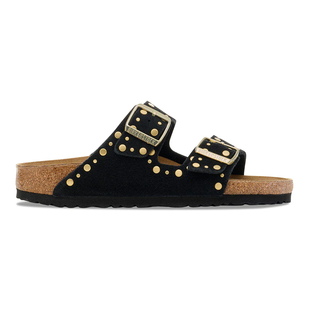 Birkenstock - Sandales Arizona Rivet Suede - Noir - Image 3