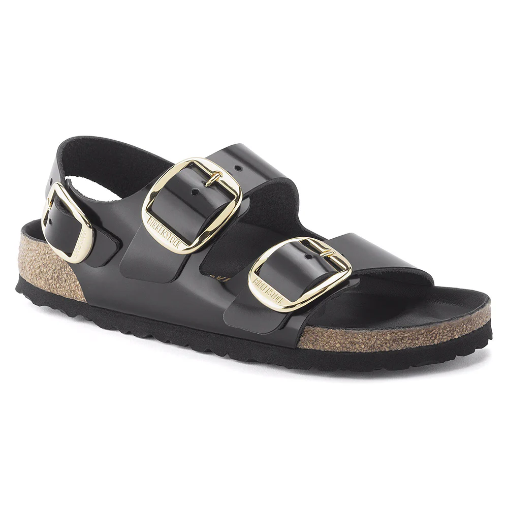 Birkenstock - Sandales Milano Big Buckle - Noir