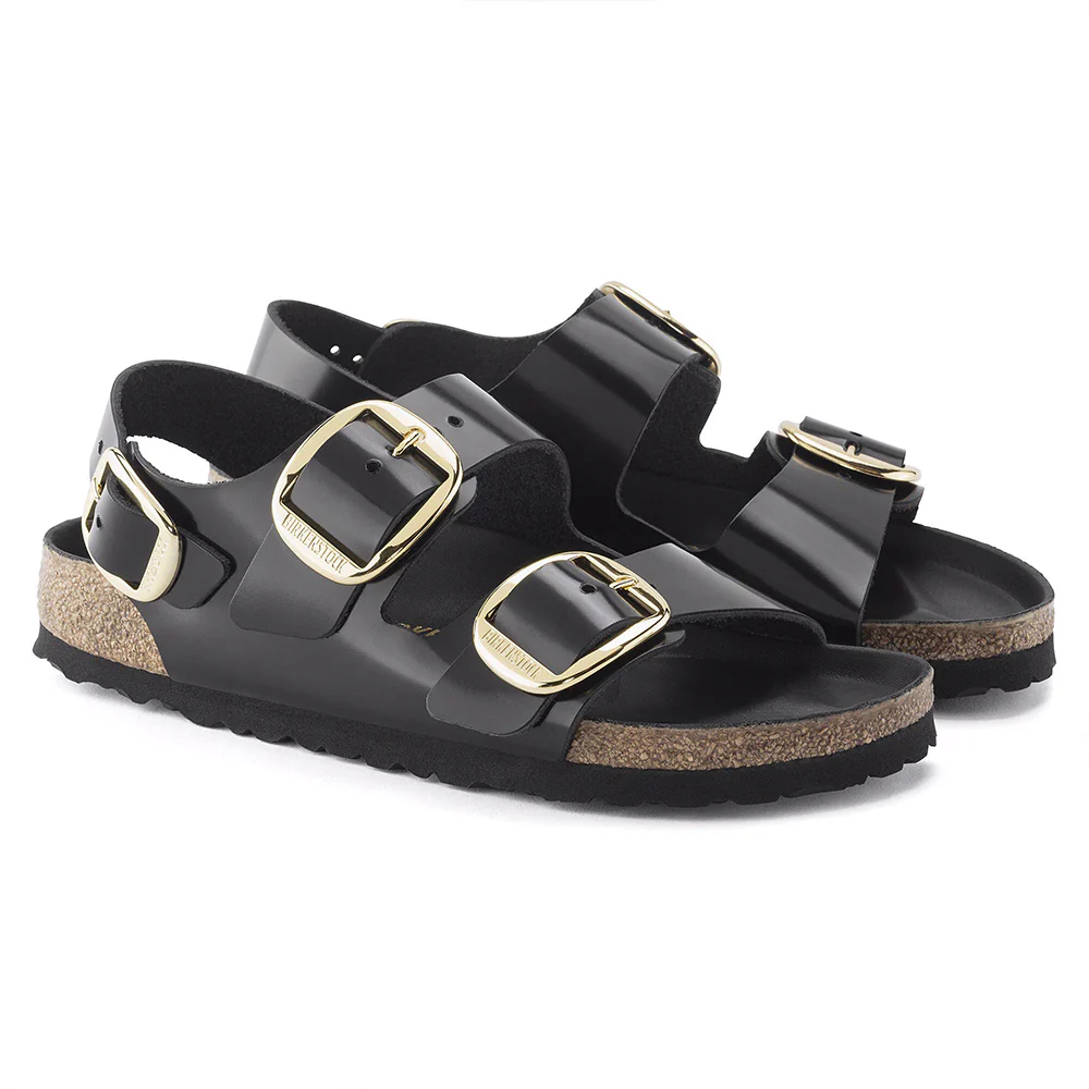 Birkenstock - Sandales Milano Big Buckle - Noir - Image 2