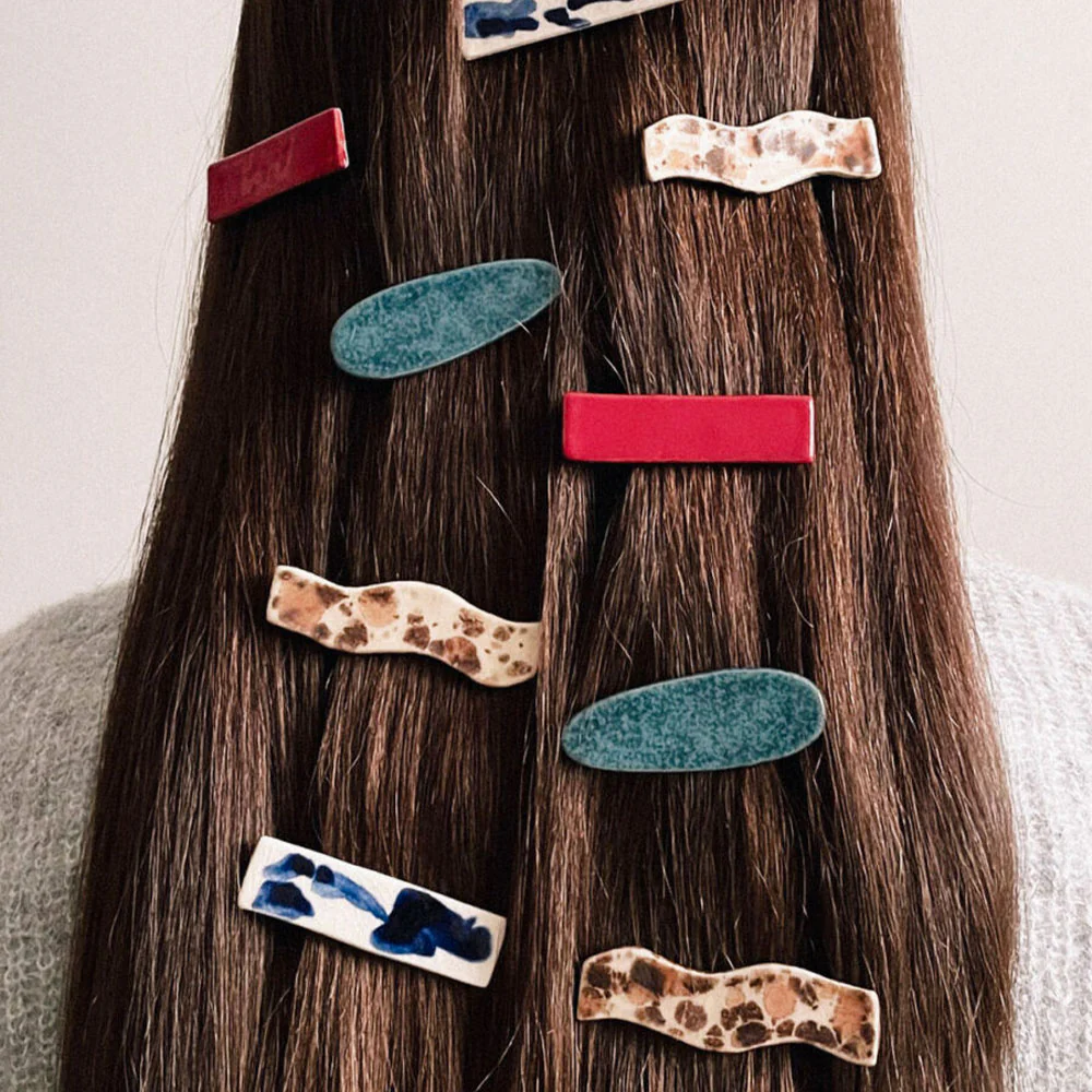 Blanca Olmos Studio - Pince Ă cheveux - Beige - Image 2