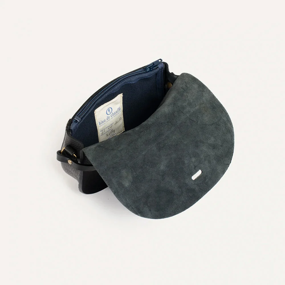 Bleu de Chauffe - Sac Mini Java Postier - Noir - Image 3