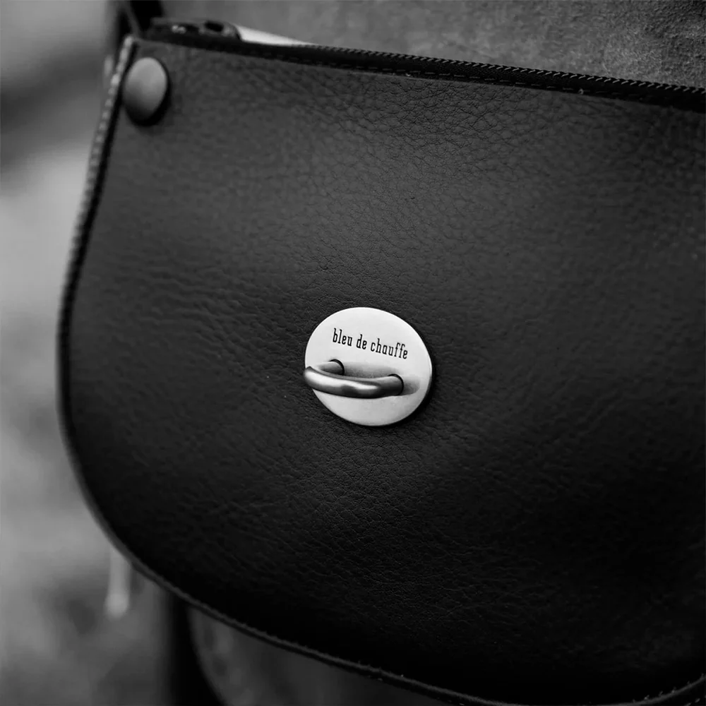 Bleu de Chauffe - Sac Mini Java Postier - Noir - Image 4