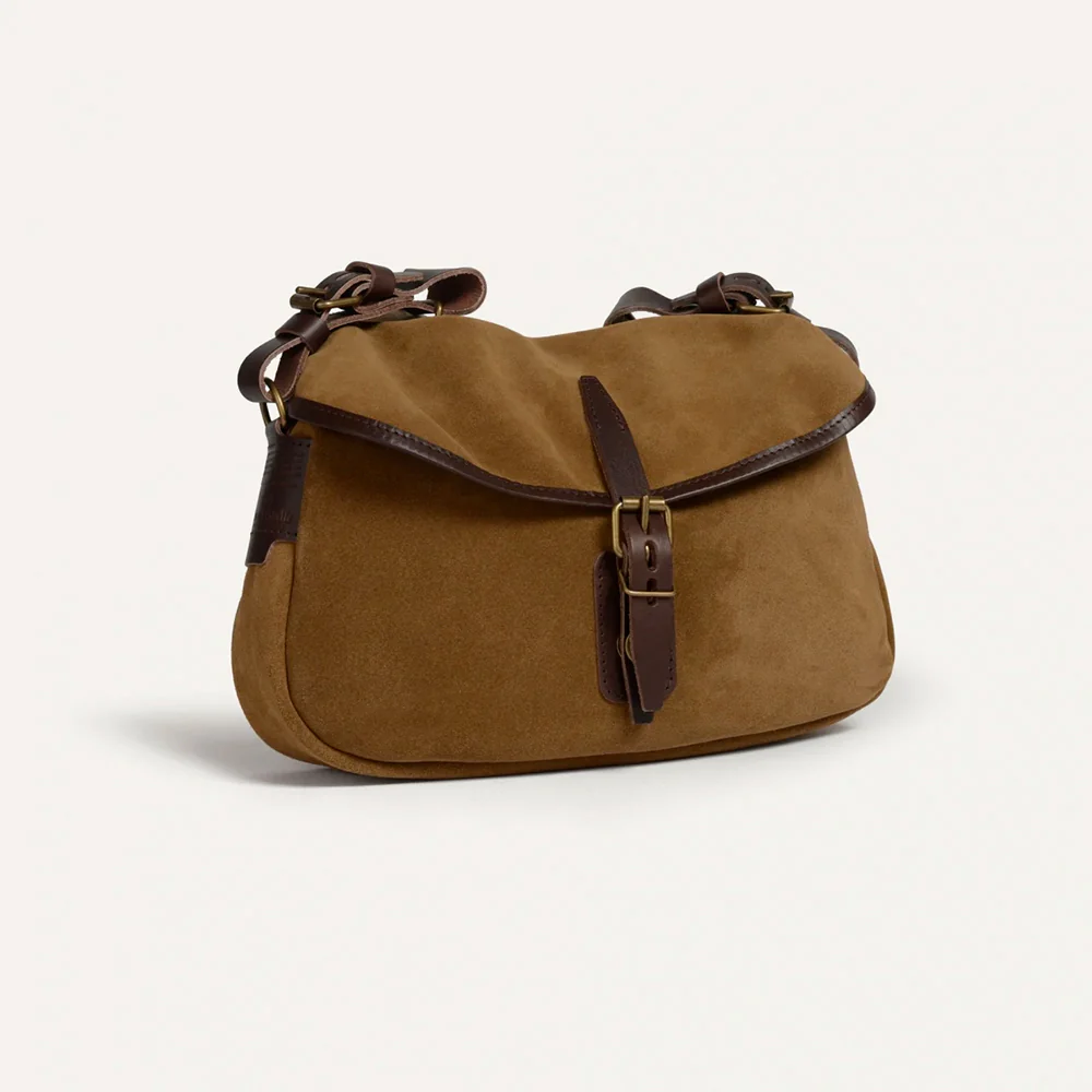 Bleu de Chauffe - Sac Musette du Pecheur XS - Marron Noisette - Image 3